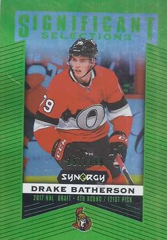 2018-19 Upper Deck Synergy - Significant Selections Green #SS-8 Drake Batherson Front