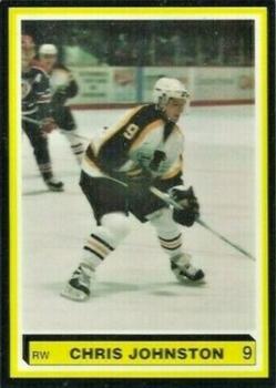 1993-94 Brandon Wheat Kings (WHL) Police #12 Chris Johnston Front