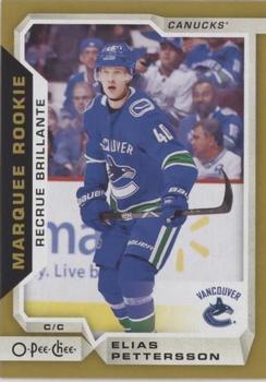 2018-19 Upper Deck - 2018-19 O-Pee-Chee Update Gold #611 Elias Pettersson Front
