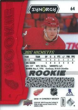 2018-19 Upper Deck Synergy - Red Bounty #64 Joe Hicketts Back