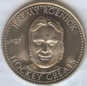 1996-97 Got-Um NHLPA Hockey Greats Coins #NNO Jeremy Roenick Front