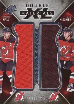2018-19 SPx - Double XL Duos Materials #XD-HH Taylor Hall / Nico Hischier Front