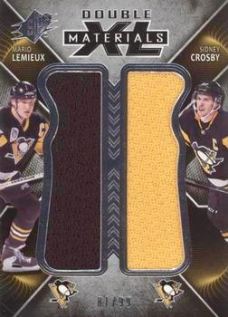 2018-19 SPx - Double XL Duos Materials #XD-LC Mario Lemieux / Sidney Crosby Front