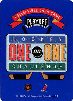 1995-96 Playoff One on One Challenge - Prototypes #NNO Mike Modano Back