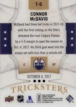 2018-19 Upper Deck - Tricksters #T-6 Connor McDavid Back