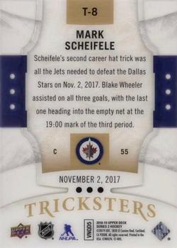 2018-19 Upper Deck - Tricksters #T-8 Mark Scheifele Back