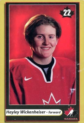 2004-05 Canadian World Womens Hockey Championship #22 Hayley Wickenheiser Front