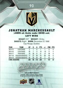 2019-20 Upper Deck MVP #90 Jonathan Marchessault Back