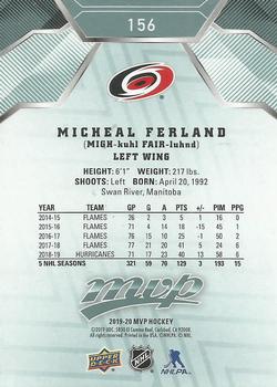 2019-20 Upper Deck MVP #156 Micheal Ferland Back