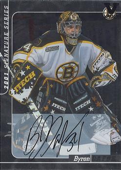 2015-16 In The Game Final Vault - 2000-01 Be A Player Signature Series - Autographs (Black Vault Stamp) #122 Byron Dafoe Front
