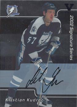 2015-16 In The Game Final Vault - 2001-02 Be a Player Signature Series Autographs (Black Vault Stamp) #85 Kristian Kudroc Front