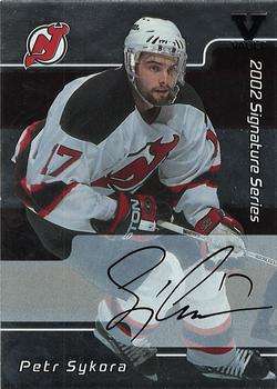2015-16 In The Game Final Vault - 2001-02 Be a Player Signature Series Autographs (Black Vault Stamp) #138 Petr Sykora Front