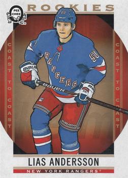 2018-19 O-Pee-Chee Coast to Coast #179 Lias Andersson Front