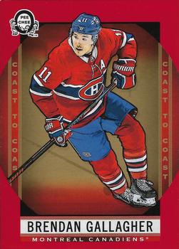 2018-19 O-Pee-Chee Coast to Coast - Red #5 Brendan Gallagher Front