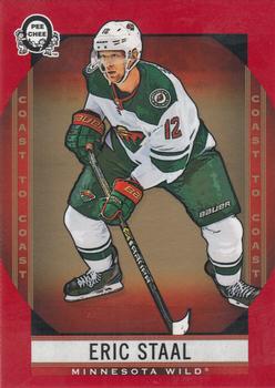 2018-19 O-Pee-Chee Coast to Coast - Red #43 Eric Staal Front