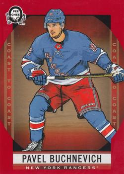2018-19 O-Pee-Chee Coast to Coast - Red #59 Pavel Buchnevich Front