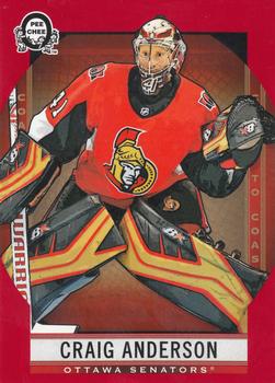 2018-19 O-Pee-Chee Coast to Coast - Red #87 Craig Anderson Front