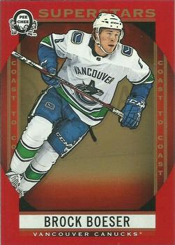 2018-19 O-Pee-Chee Coast to Coast - Red #114 Brock Boeser Front