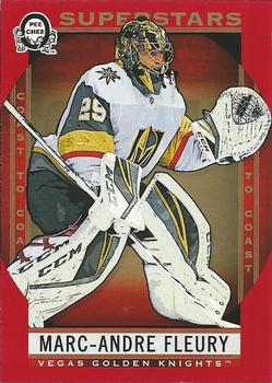 2018-19 O-Pee-Chee Coast to Coast - Red #115 Marc-Andre Fleury Front