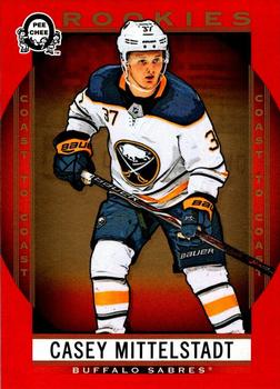 2018-19 O-Pee-Chee Coast to Coast - Red #155 Casey Mittelstadt Front