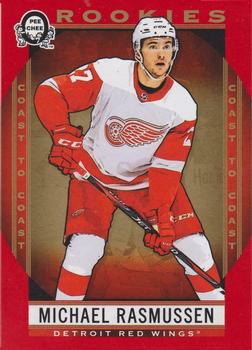 2018-19 O-Pee-Chee Coast to Coast - Red #185 Michael Rasmussen Front