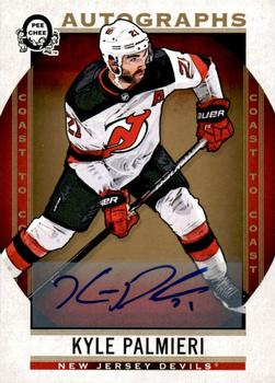 2018-19 O-Pee-Chee Coast to Coast - Autographs #63 Kyle Palmieri Front