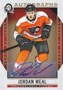 2018-19 O-Pee-Chee Coast to Coast - Autographs - Extended #A-JW Jordan Weal Front