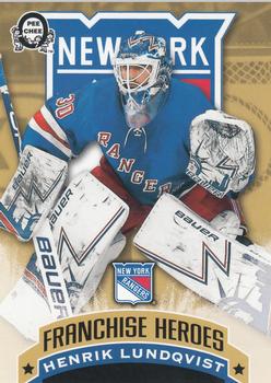 2018-19 O-Pee-Chee Coast to Coast - Franchise Heroes #G-17 Henrik Lundqvist / Mark Messier Front