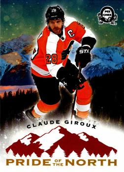 2018-19 O-Pee-Chee Coast to Coast - Pride of the North #P-13 Claude Giroux Front
