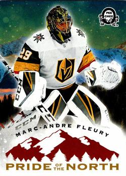 2018-19 O-Pee-Chee Coast to Coast - Pride of the North #P-50 Marc-Andre Fleury Front