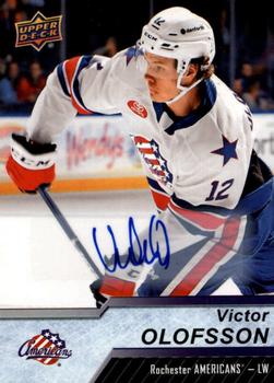 2018-19 Upper Deck AHL - Autographs #9 Victor Olofsson Front