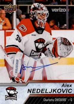 2018-19 Upper Deck AHL - Autographs #12 Alex Nedeljkovic Front