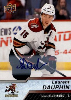 2018-19 Upper Deck AHL - Autographs #18 Laurent Dauphin Front