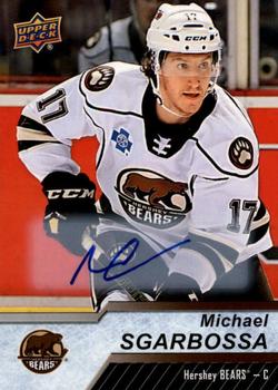 2018-19 Upper Deck AHL - Autographs #48 Michael Sgarbossa Front