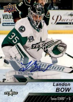 2018-19 Upper Deck AHL - Autographs #114 Landon Bow Front
