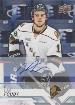2018-19 Upper Deck CHL - Autographs #4 Liam Foudy Front