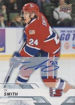 2018-19 Upper Deck CHL - Autographs #69 Ty Smith Front