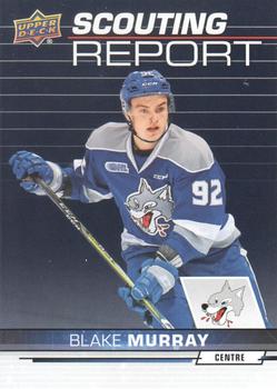 2018-19 Upper Deck CHL - Scouting Report #SR-14 Blake Murray Front
