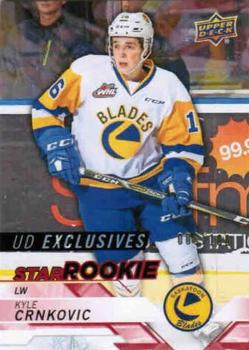 2018-19 Upper Deck CHL - Star Rookies UD Exclusives #345 Kyle Crnkovic Front