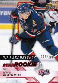 2018-19 Upper Deck CHL - Star Rookies UD Exclusives #350 Sergei Alkhimov Front