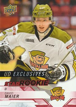 2018-19 Upper Deck CHL - Star Rookies UD Exclusives #371 David Maier Front
