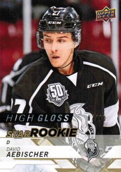 2018-19 Upper Deck CHL - Star Rookies High Gloss #313 David Aebischer Front