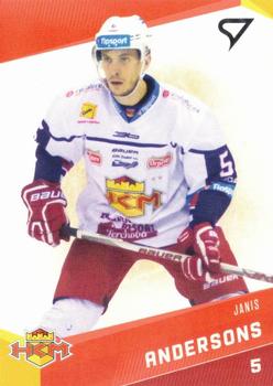 2016-17 SportZoo Tipsport Liga #148 Janis Andersons Front