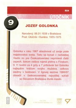 2018 SportZoo Pocta Legendam I. edicia - Retro #R04 Jozef Golonka Back