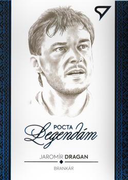 2018 SportZoo Pocta Legendam I. edicia - Portret Blue #PT07 Jaromir Dragan Front