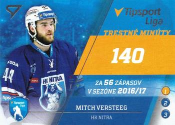 2017-18 SportZoo Tipsport Liga - Lidri Statistik 2016-17 #S10 Mitch Versteeg Front
