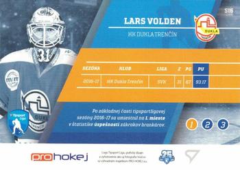 2017-18 SportZoo Tipsport Liga - Lidri Statistik 2016-17 #S16 Lars Volden Back