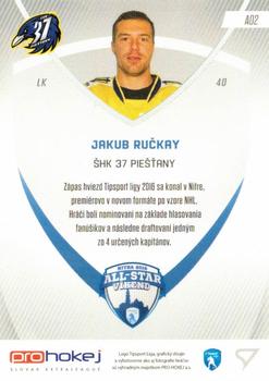 2016-17 SportZoo Tipsport Liga - All Stars #A02 Jakub Ruckay Back