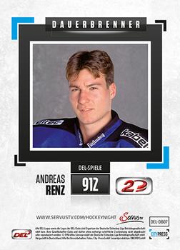 2013-14 Playercards Inside (DEL) - Dauerbrenner #DEL-DB07 Andreas Renz Back