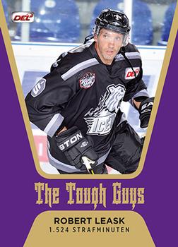 2013-14 Playercards Inside (DEL) - The Tough Guys #DEL-TT02 Robert Leask Front